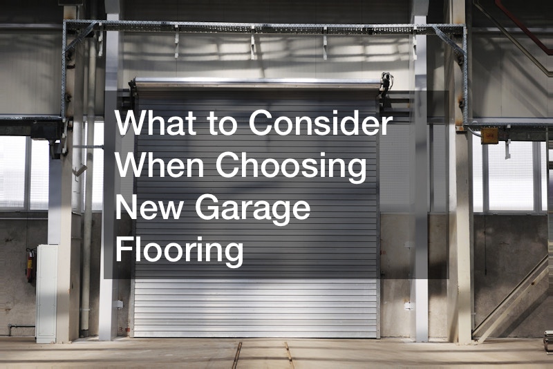 What to Consider When Choosing New Garage Flooring