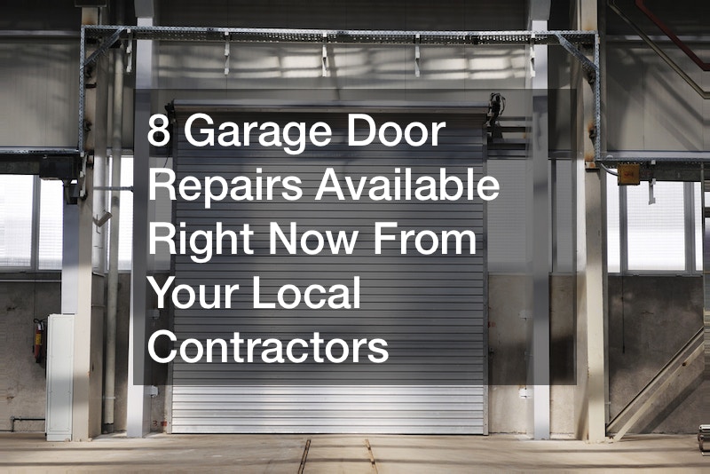 8 Garage Door Repairs Available Right Now From Your Local Contractors